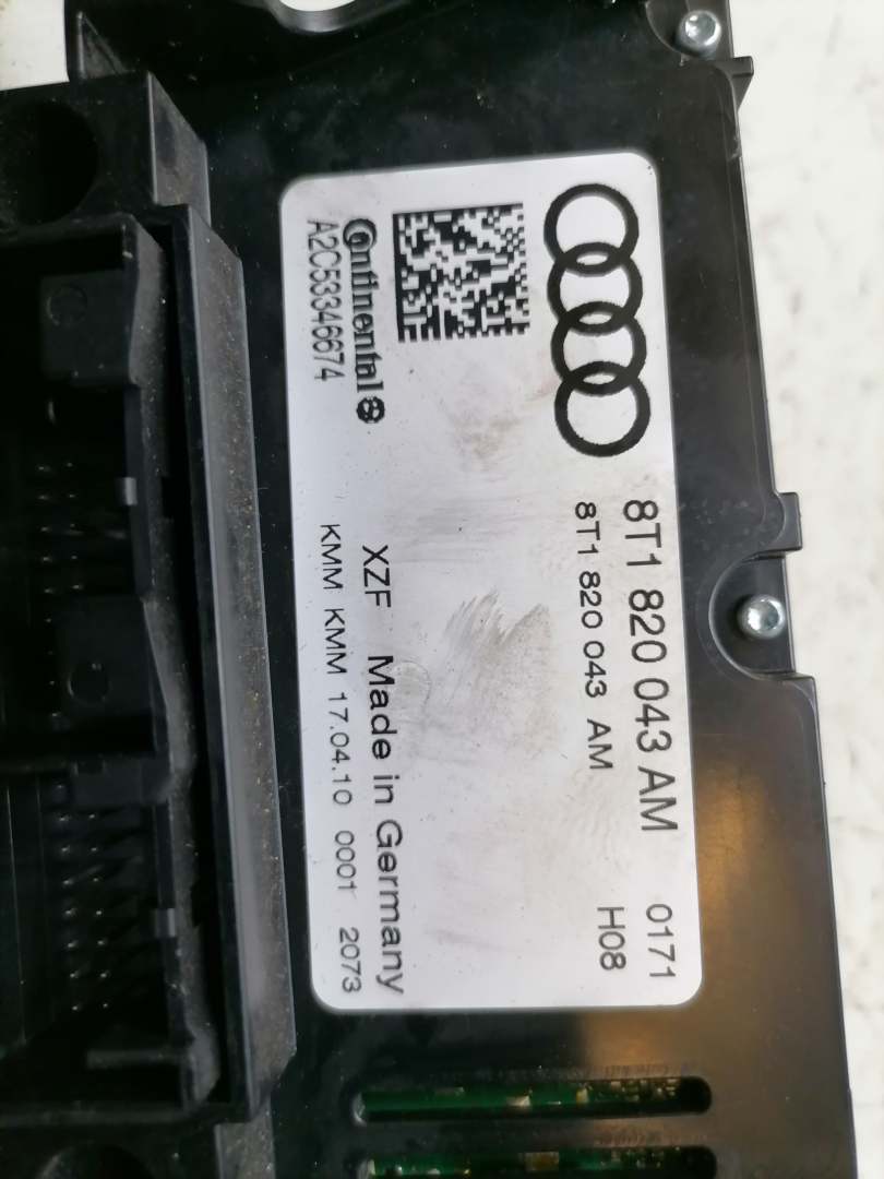 Audi A4 8K B8 original Heizungsregulierung Klimabedienteil Bj.2010